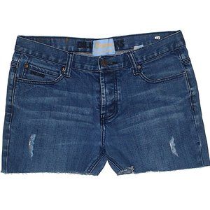 Desire Denim Cutoff Raw Hem Jean Shorts